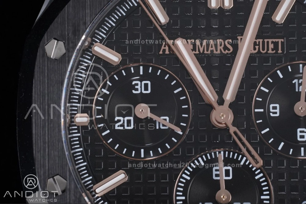 TechFriendly Royal Oak Chrono 26240 Black Ceramic APSF 1:1 Best Edition on Ceramic Bracelet SA4401 Super Clone 149