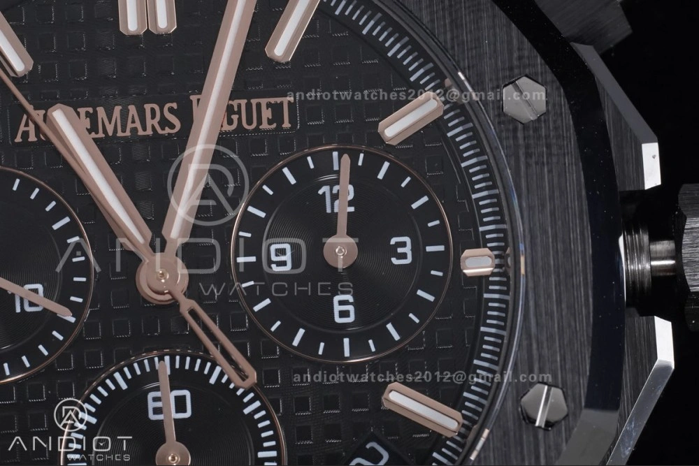 TechFriendly Royal Oak Chrono 26240 Black Ceramic APSF 1:1 Best Edition on Ceramic Bracelet SA4401 Super Clone 149