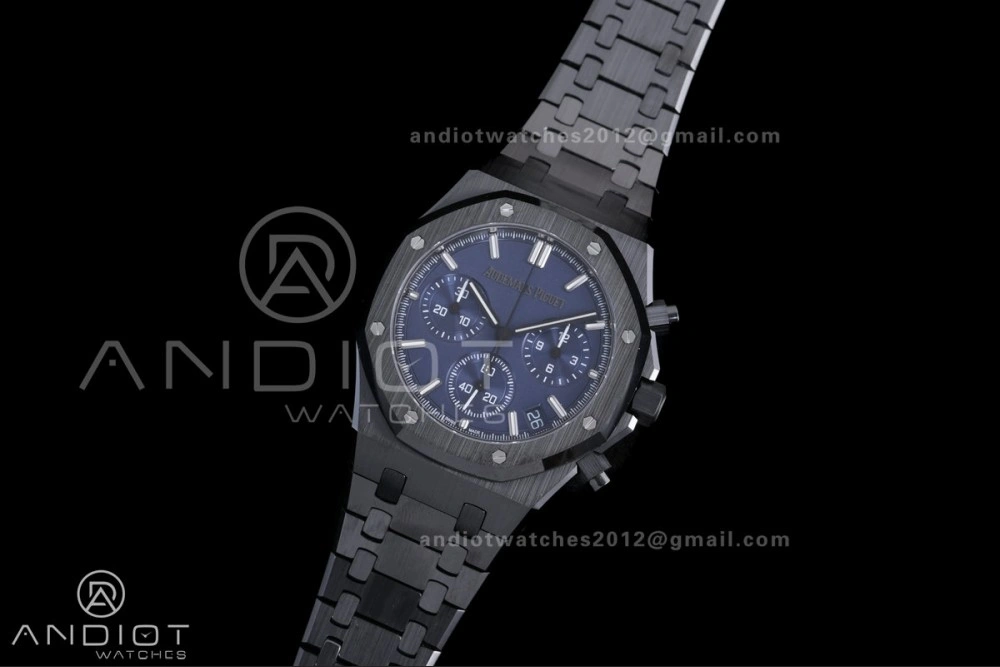 GoAnywhere Royal Oak Chrono 26240 Blue Ceramic APSF 1:1 Best Edition on Ceramic Bracelet SA4401 Super Clone 150