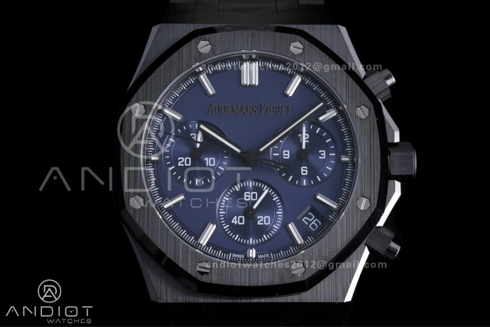 GoAnywhere Royal Oak Chrono 26240 Blue Ceramic APSF 1:1 Best Edition on Ceramic Bracelet SA4401 Super Clone 150