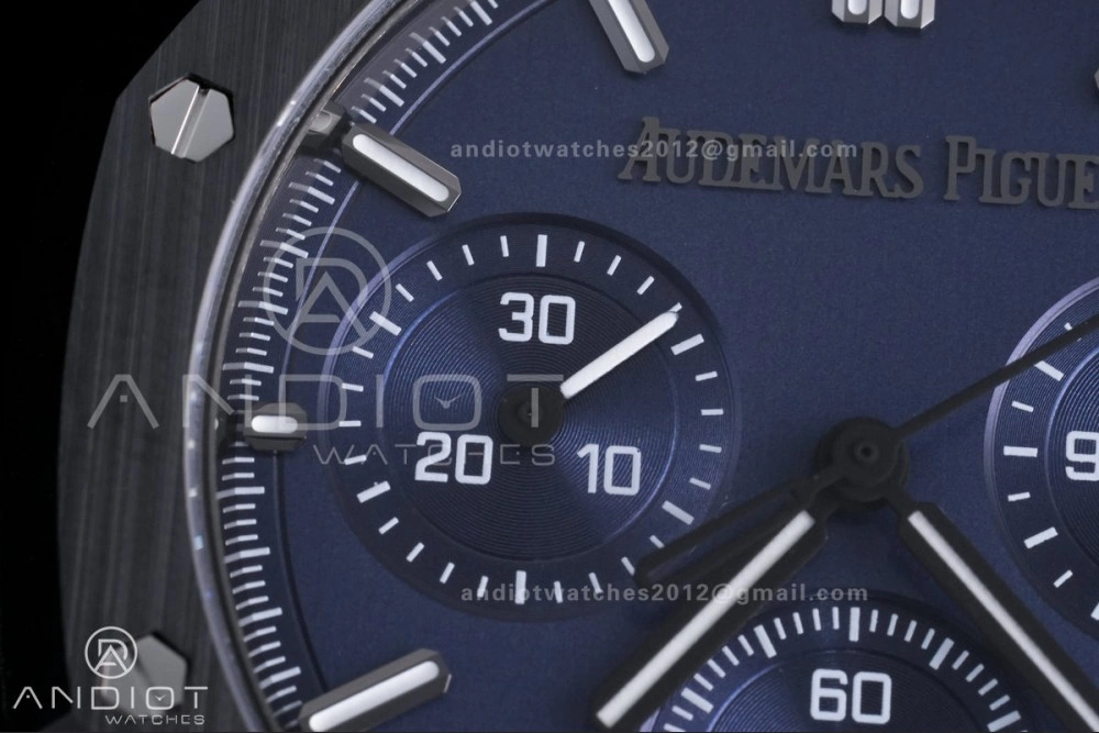 GoAnywhere Royal Oak Chrono 26240 Blue Ceramic APSF 1:1 Best Edition on Ceramic Bracelet SA4401 Super Clone 150