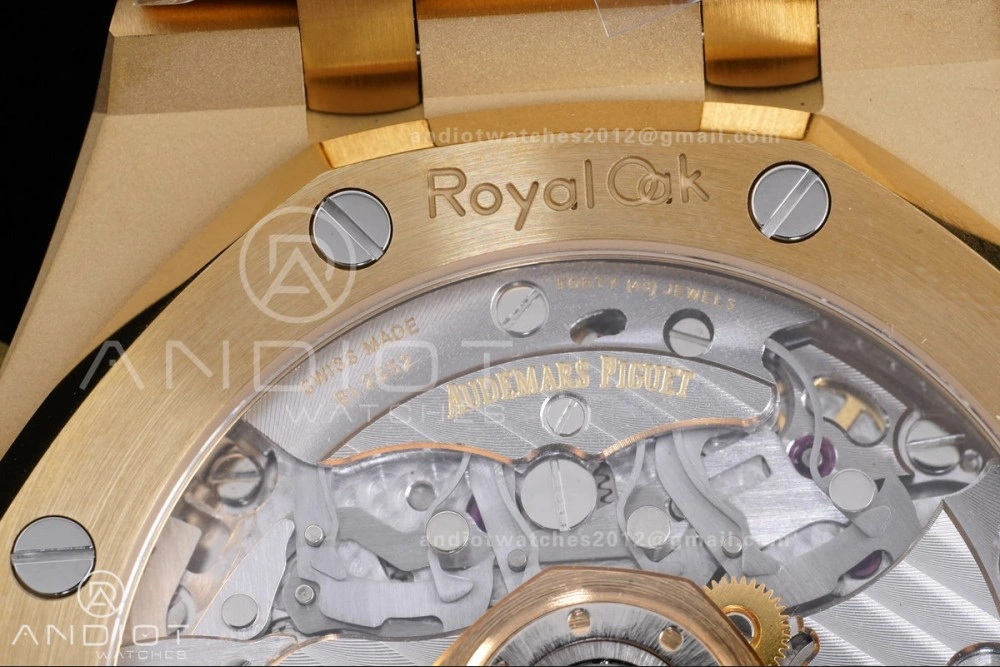 Comfortable Royal Oak Chrono 26240 Frosted YG APSF 1:1 Best Edition YG Faded Dial on Bracelet SA4401 Super Clone 147