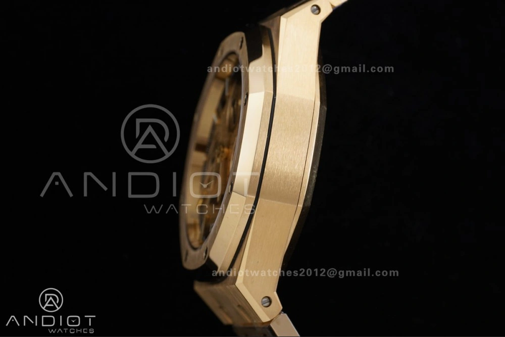 Comfortable Royal Oak Chrono 26240 Frosted YG APSF 1:1 Best Edition YG Faded Dial on Bracelet SA4401 Super Clone 147