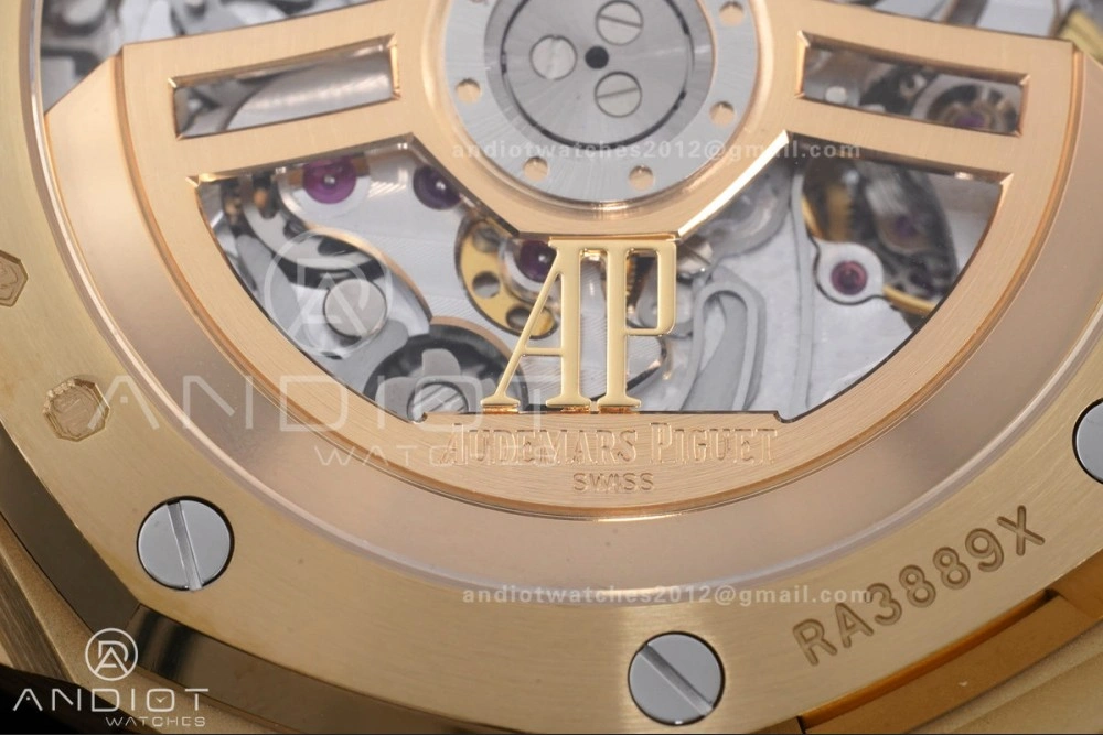 Comfortable Royal Oak Chrono 26240 Frosted YG APSF 1:1 Best Edition YG Faded Dial on Bracelet SA4401 Super Clone 147
