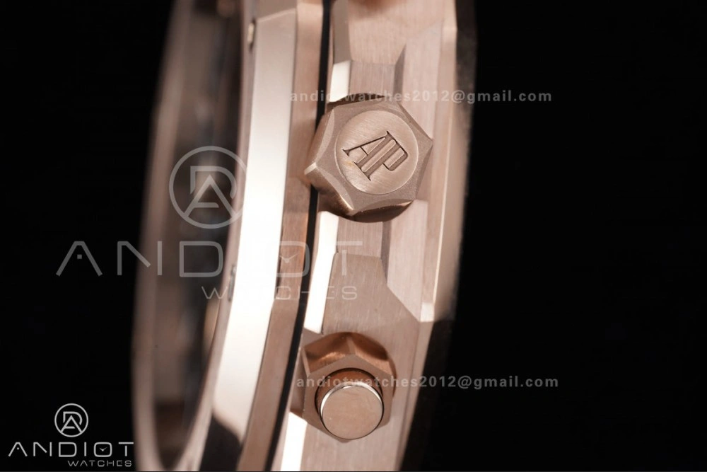 AllSeason Royal Oak Chrono 26240 RG APSF 1:1 Best Edition Green Dial on RG Bracelet SA4401 Super Clone 142