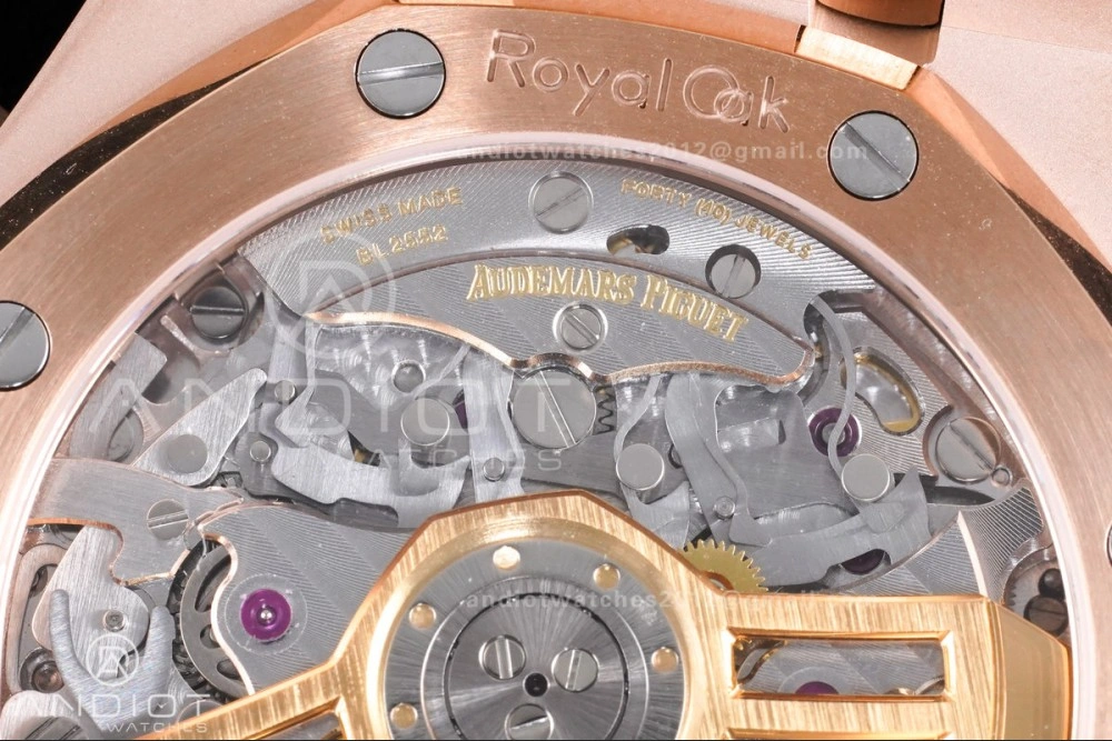 AllSeason Royal Oak Chrono 26240 RG APSF 1:1 Best Edition Green Dial on RG Bracelet SA4401 Super Clone 142