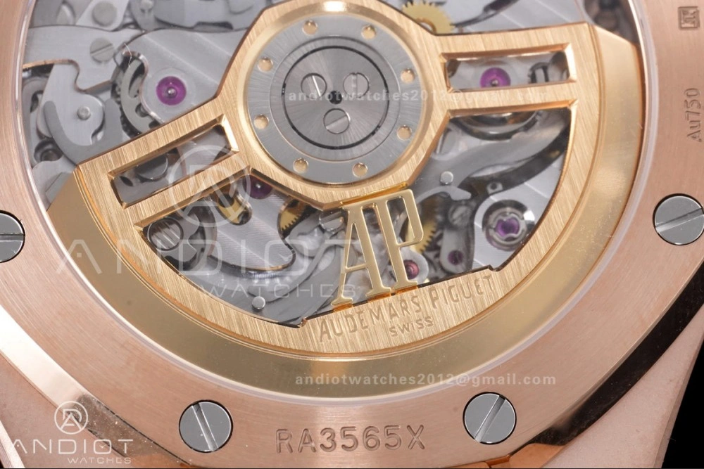 AllSeason Royal Oak Chrono 26240 RG APSF 1:1 Best Edition Green Dial on RG Bracelet SA4401 Super Clone 142