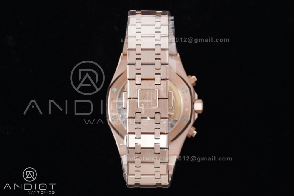 AllSeason Royal Oak Chrono 26240 RG APSF 1:1 Best Edition Green Dial on RG Bracelet SA4401 Super Clone 142