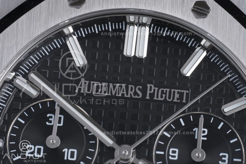Royal Oak Chrono 26240 SS APSF 1:1 Best Edition Black Dial on SS Bracelet SA4401 Super Clone TimelessDesign 145