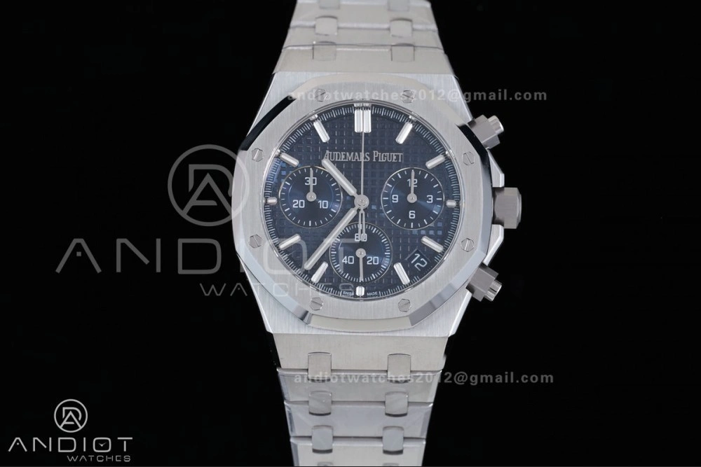 Durable Royal Oak Chrono 26240 SS APSF 1:1 Best Edition Blue Dial on SS Bracelet SA4401 Super Clone 146
