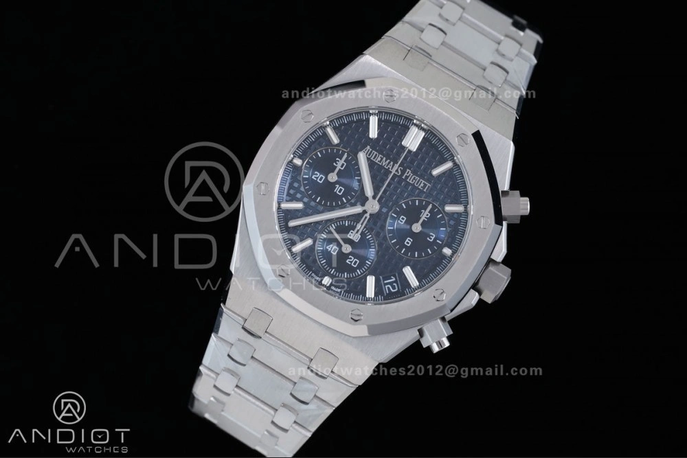 Durable Royal Oak Chrono 26240 SS APSF 1:1 Best Edition Blue Dial on SS Bracelet SA4401 Super Clone 146