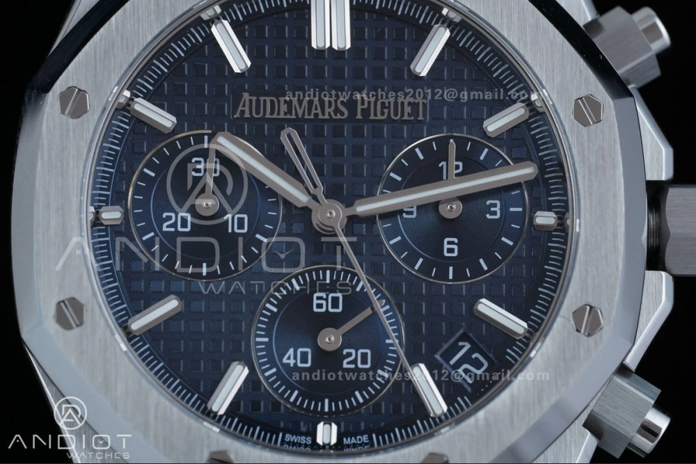 Durable Royal Oak Chrono 26240 SS APSF 1:1 Best Edition Blue Dial on SS Bracelet SA4401 Super Clone 146
