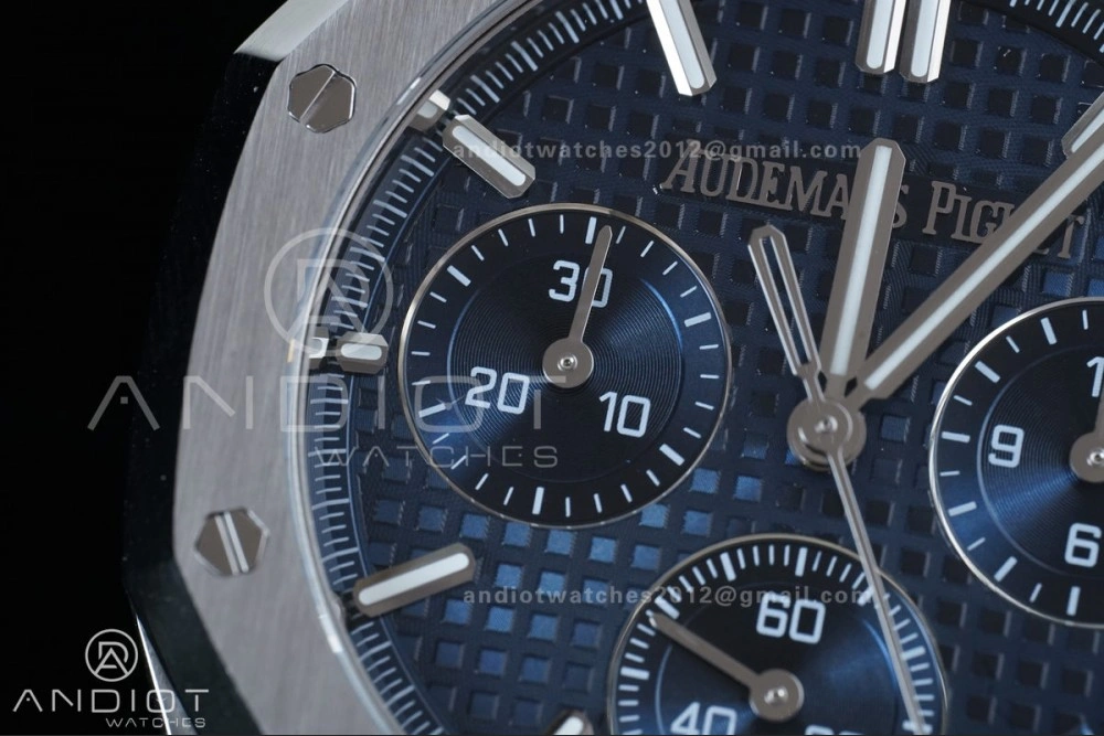 Durable Royal Oak Chrono 26240 SS APSF 1:1 Best Edition Blue Dial on SS Bracelet SA4401 Super Clone 146