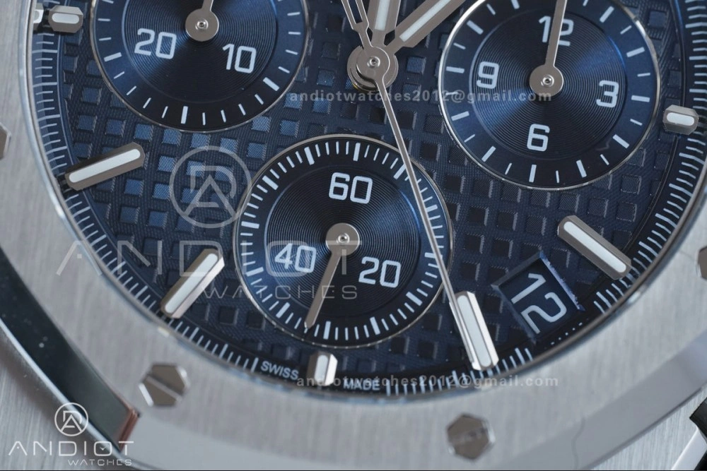 Durable Royal Oak Chrono 26240 SS APSF 1:1 Best Edition Blue Dial on SS Bracelet SA4401 Super Clone 146