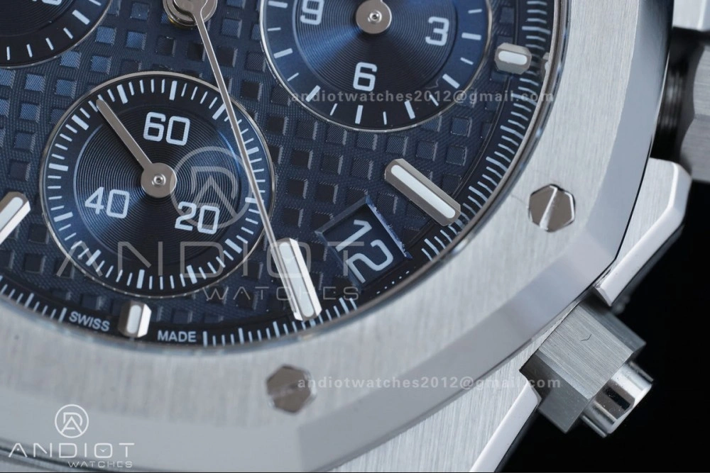 Durable Royal Oak Chrono 26240 SS APSF 1:1 Best Edition Blue Dial on SS Bracelet SA4401 Super Clone 146