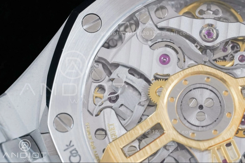 TimelessDesign Royal Oak Chrono 26240 SS APSF 1:1 Best Edition Green Dial on SS Bracelet SA4401 Super Clone 158