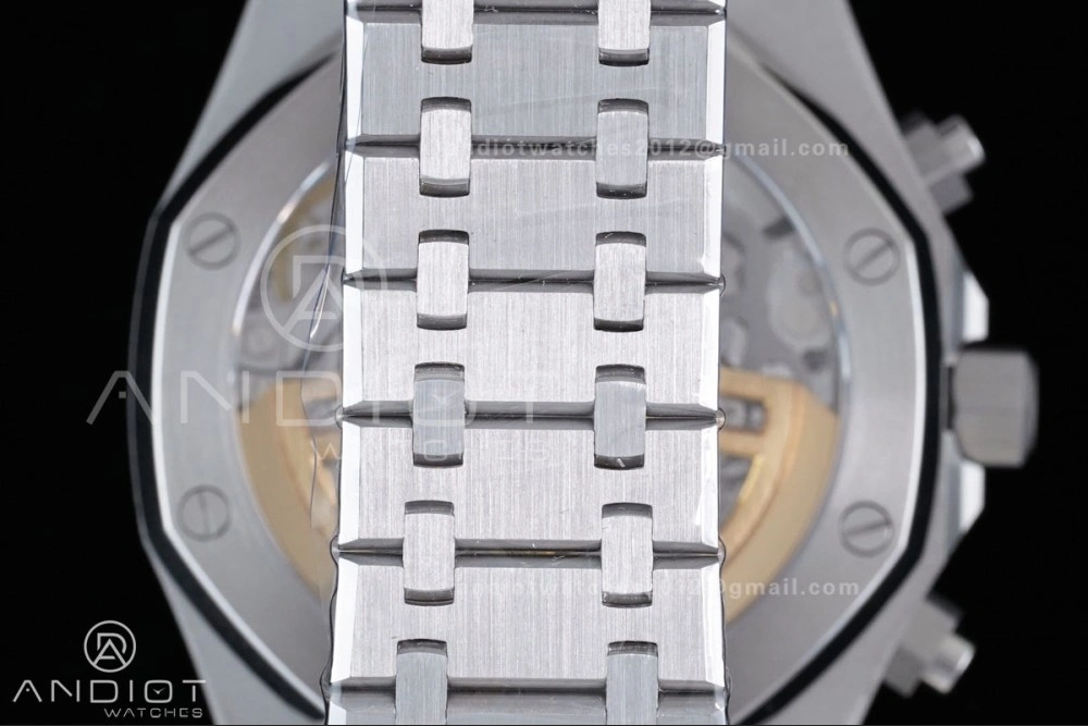 TimelessDesign Royal Oak Chrono 26240 SS APSF 1:1 Best Edition Green Dial on SS Bracelet SA4401 Super Clone 158