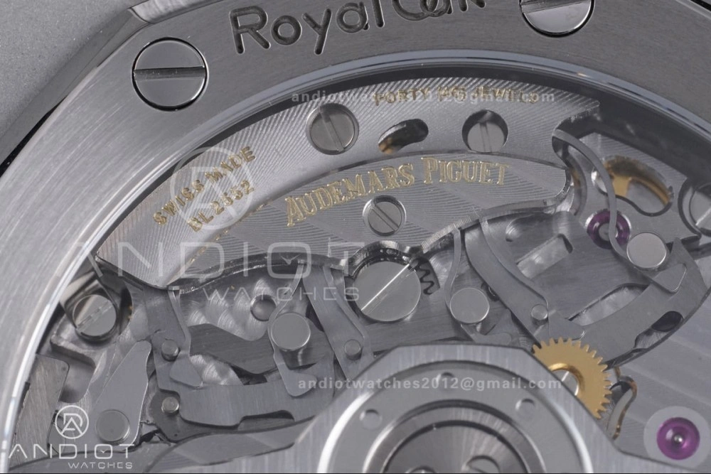 Premium Royal Oak Chrono 26240 SS APSF 1:1 Best Edition Purple Dial on SS Bracelet SA4401 Super Clone 148