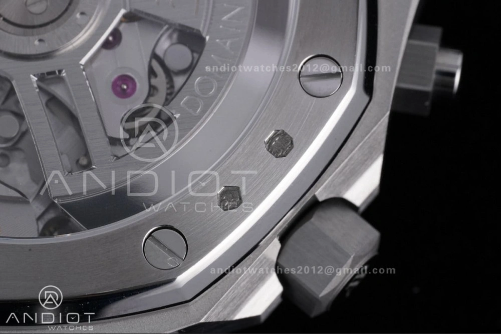 Premium Royal Oak Chrono 26240 SS APSF 1:1 Best Edition Purple Dial on SS Bracelet SA4401 Super Clone 148