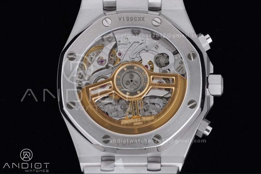 Royal Oak Chrono 26240 SS APSF 1:1 Best Edition White Dial on SS Bracelet SA4401 Super Clone SportInspired 152