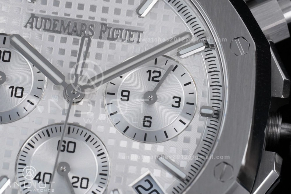 Royal Oak Chrono 26240 SS APSF 1:1 Best Edition White Dial on SS Bracelet SA4401 Super Clone SportInspired 152