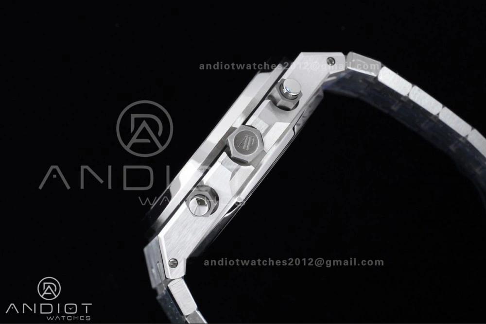 Royal Oak Chrono 26240 SS APSF 1:1 Best Edition White Dial on SS Bracelet SA4401 Super Clone SportInspired 152