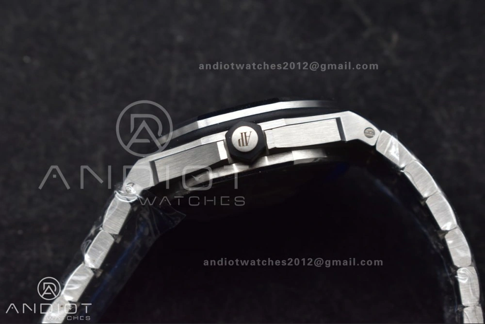 Royal Oak Offshore Diver 15703 APSF 1:1 Best Edition Black Dial on SS Bracelet SA3120 Super Clone Flexible 151