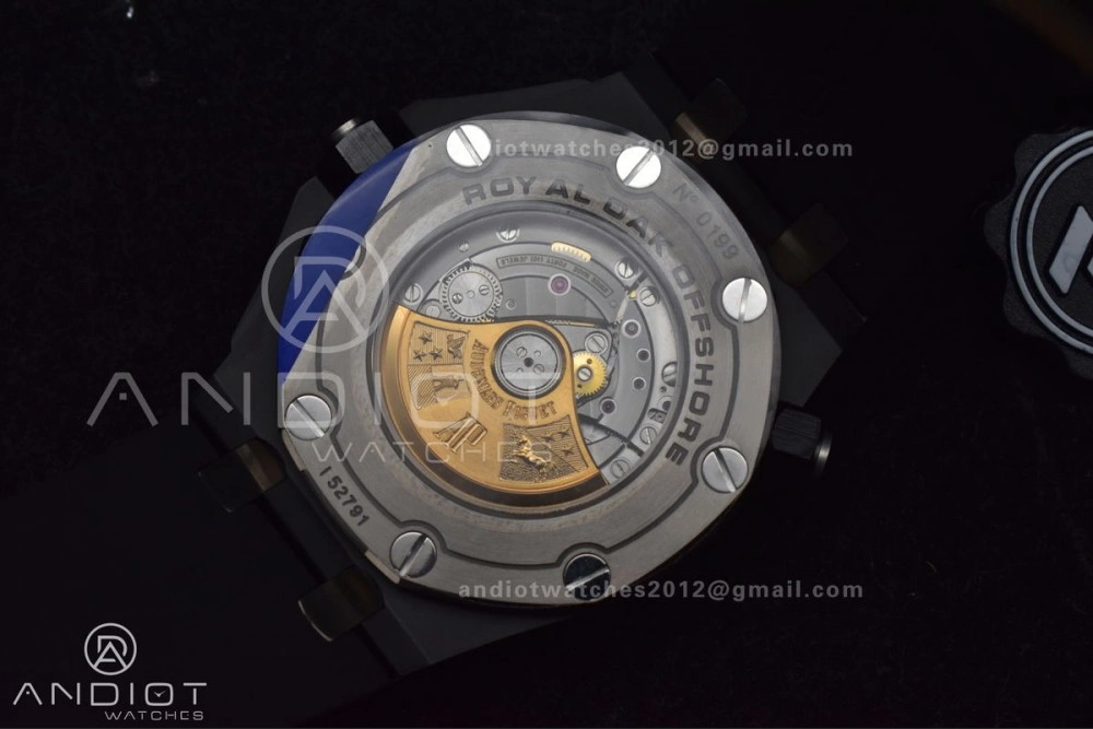 Royal Oak Offshore Diver 15707 Black Ceramic ZF 1:1 Best Edition SA3120 Super Clone MoistureWicking 156