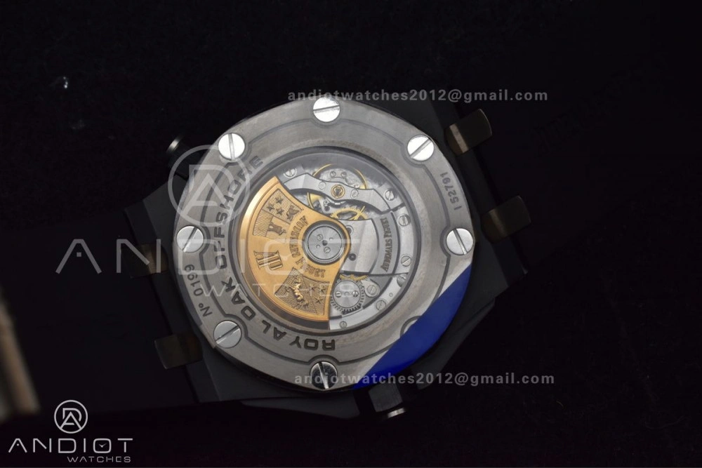Royal Oak Offshore Diver 15707 Black Ceramic ZF 1:1 Best Edition SA3120 Super Clone MoistureWicking 156