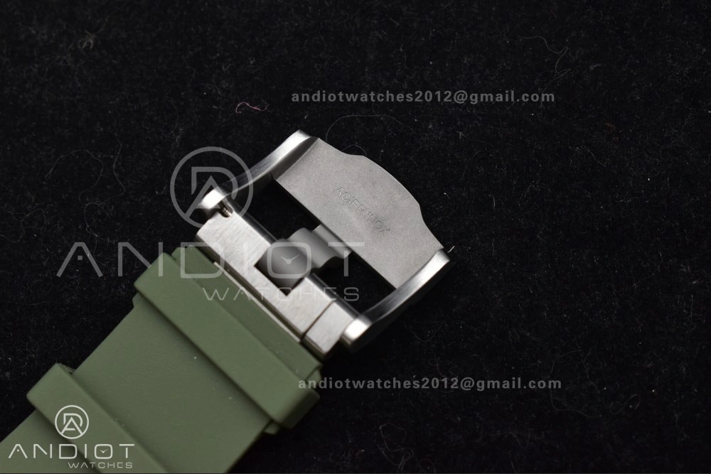 Royal Oak Offshore Diver 15720 SS APSF 1:1 Best Edition Green Dial on Green Rubber Strap A4308 Super Clone TimelessDesign 157