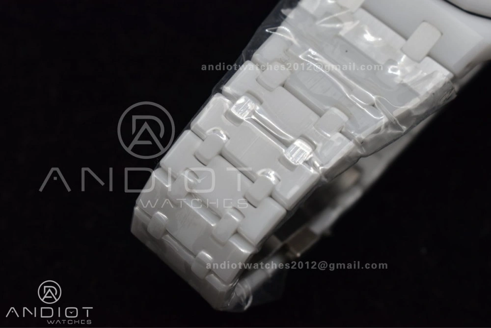 Royal Oak Perpetual Calendar 26579cb White Ceramic APSF Best Edition on Ceramic Bracelet A SportInspired 154