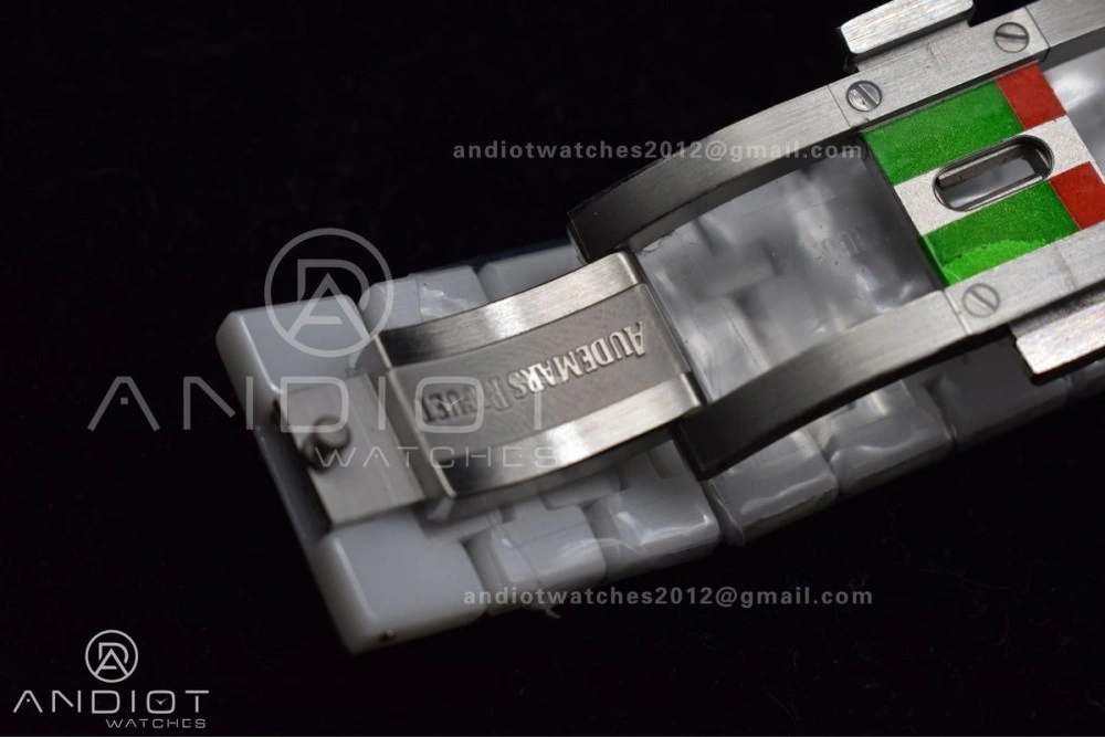 Royal Oak Perpetual Calendar 26579cb White Ceramic APSF Best Edition on Ceramic Bracelet A SportInspired 154
