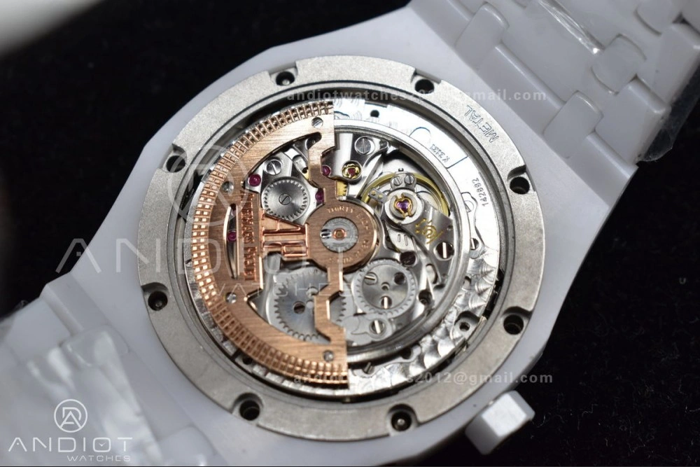 Royal Oak Perpetual Calendar 26579cb White Ceramic APSF Best Edition on Ceramic Bracelet A SportInspired 154