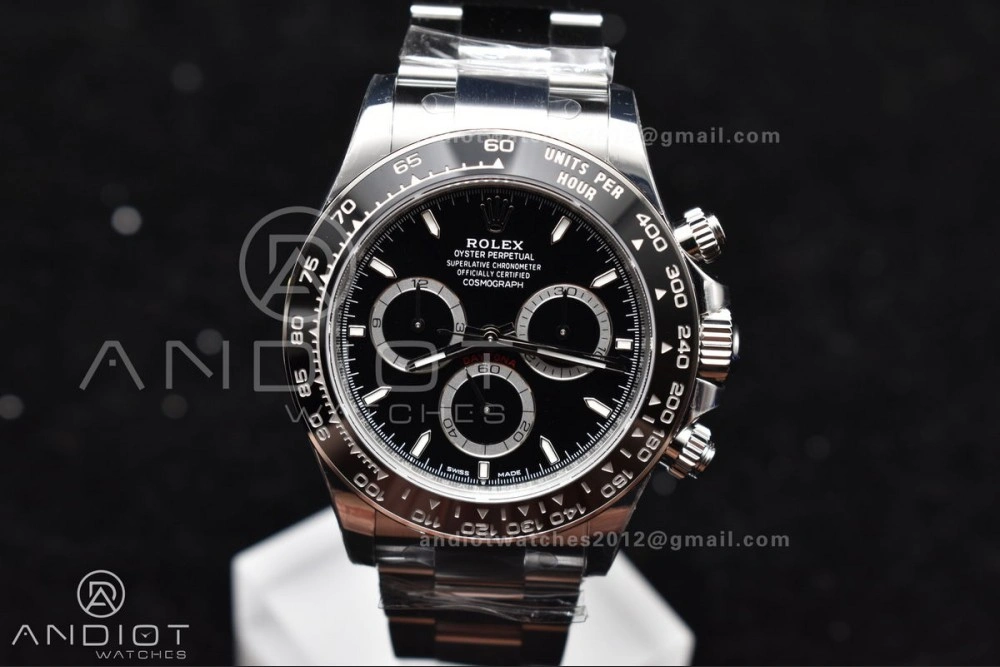 Elegant SBF VS Factory 1:1 Rolex Daytona 126500 Black Dial in 904L Steel SL4801 Movement 1051