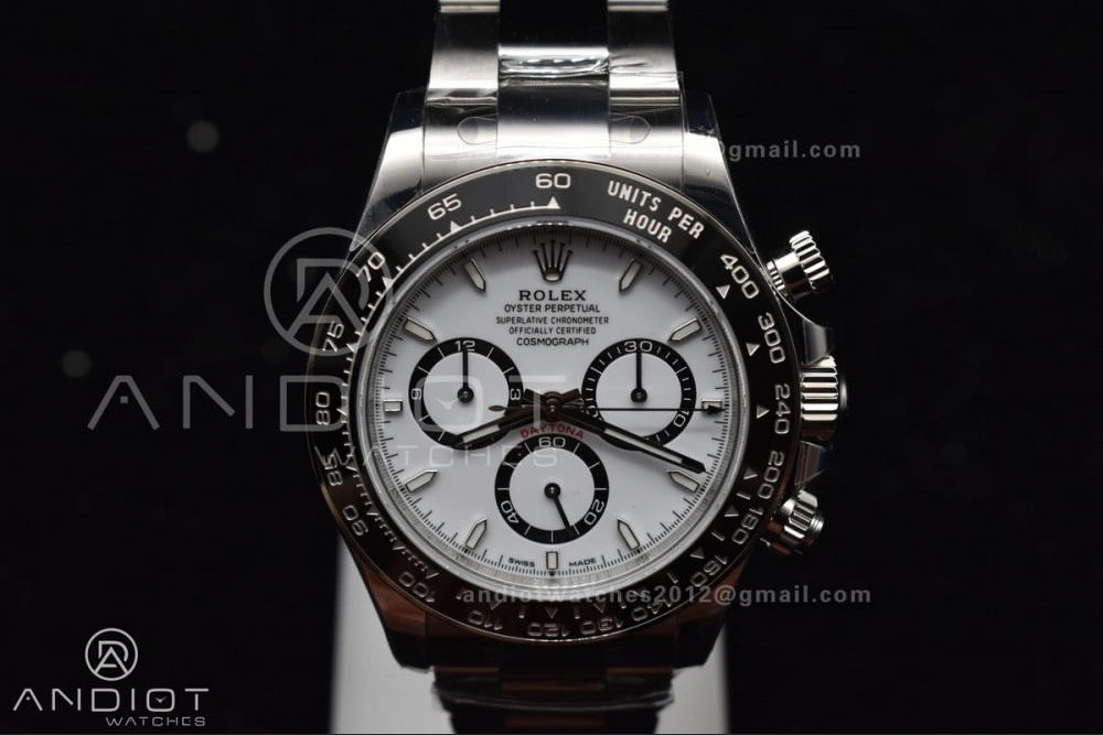 FreshLook SBF VS Factory 1:1 Rolex Daytona 126500 White Dial In 904L Steel SL4801 Movement 1054