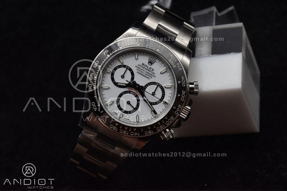 FreshLook SBF VS Factory 1:1 Rolex Daytona 126500 White Dial In 904L Steel SL4801 Movement 1054