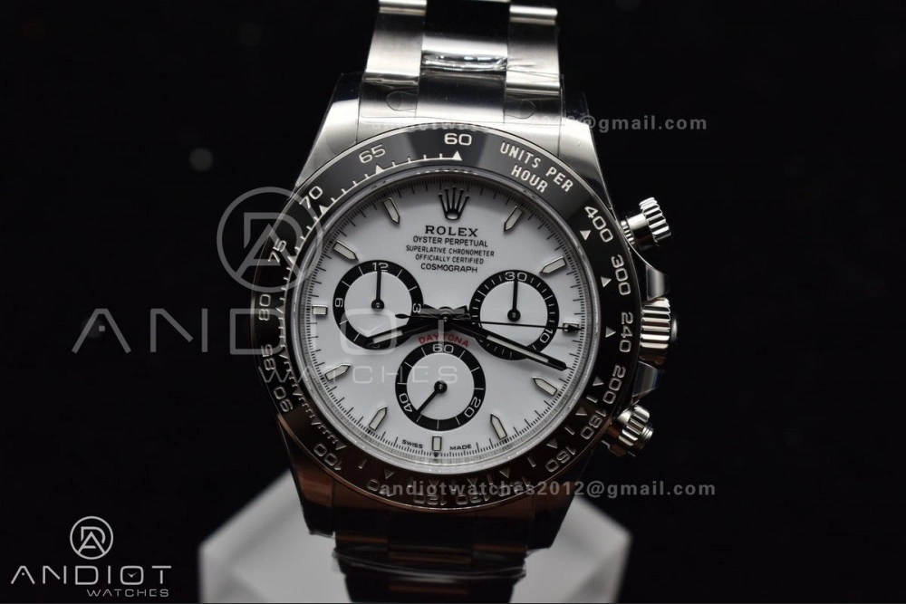 FreshLook SBF VS Factory 1:1 Rolex Daytona 126500 White Dial In 904L Steel SL4801 Movement 1054