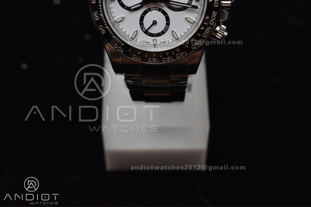 FreshLook SBF VS Factory 1:1 Rolex Daytona 126500 White Dial In 904L Steel SL4801 Movement 1054