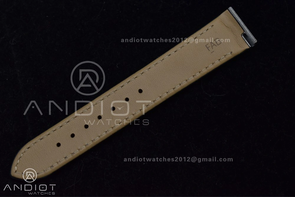 Santos Dumont 31.4mm SS RG AF 1:1 Best Edition Silver Dial on Black Leather Strap A Upgraded 249