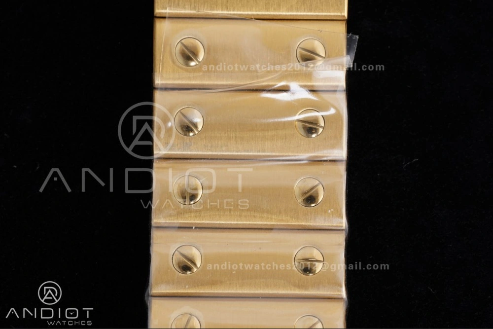 Santos de Cartier 35mm BVF 1:1 Best Edition YG White Dial on YG Smart-Links Bracelet MIYOTA Effortless 226