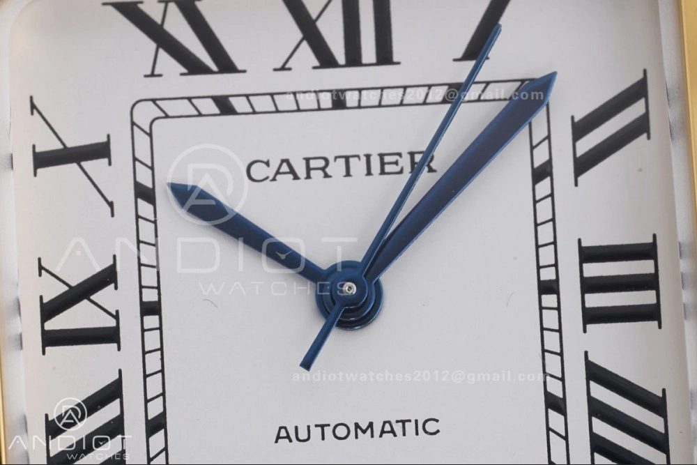 Santos de Cartier 35mm BVF 1:1 Best Edition YG White Dial on YG Smart-Links Bracelet MIYOTA Effortless 226