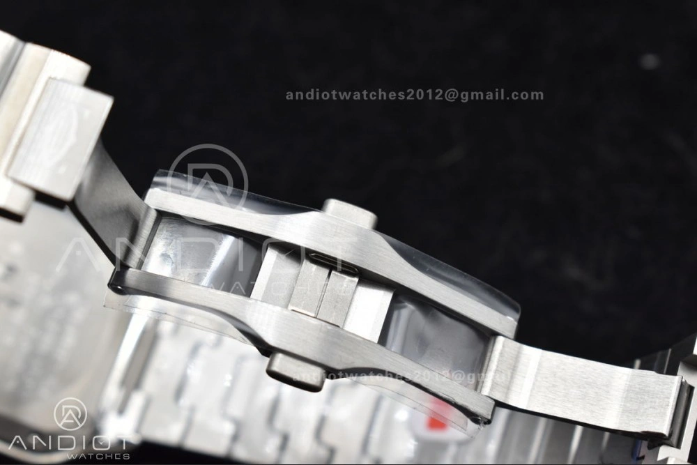 Santos de Cartier 35mm SS BVF 1:1 Best Edition White Dial on SS SmartLinks Bracelet MIYOTA 9015 V ZeroBulk 217