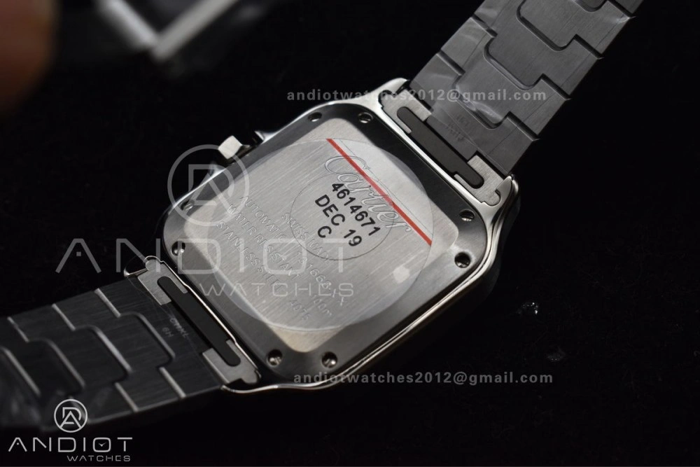 Santos de Cartier 35mm SS YG BVF 1:1 Best Edition White Dial on SS YG SmartLinks Bracelet MIYOTA 9015 V StreetReady 1096