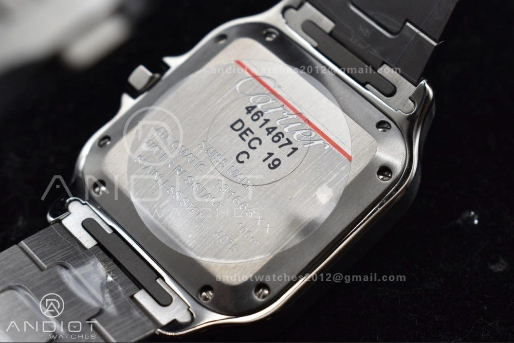 Santos de Cartier 35mm SS YG BVF 1:1 Best Edition White Dial on SS YG SmartLinks Bracelet MIYOTA 9015 V StreetReady 1096