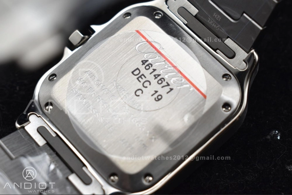 Santos de Cartier 35mm SS YG BVF 1:1 Best Edition White Dial on SS YG SmartLinks Bracelet MIYOTA 9015 V StreetReady 1096