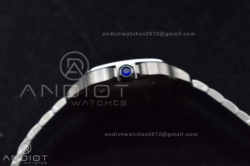 Santos de Cartier 40mm BVF 1:1 Best Edition Brown Dial on SS SmartLinks Bracelet MIYOTA GoAnywhere 222