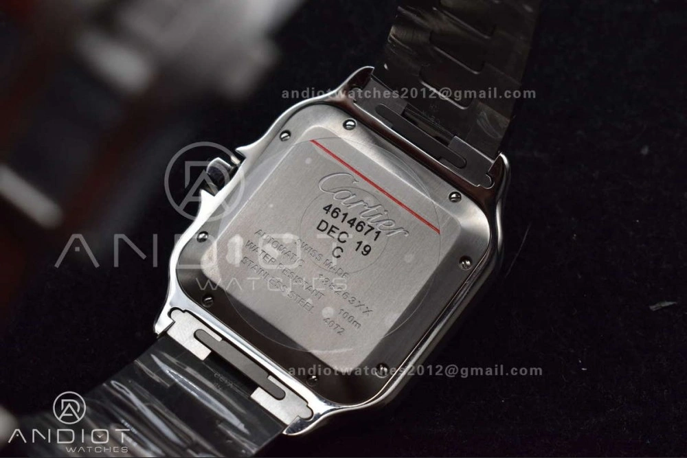 Santos de Cartier 40mm BVF 1:1 Best Edition Brown Dial on SS SmartLinks Bracelet MIYOTA GoAnywhere 222