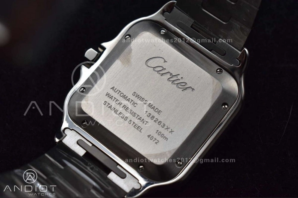 Santos de Cartier 40mm BVF 1:1 Best Edition Brown Dial on SS SmartLinks Bracelet MIYOTA GoAnywhere 222