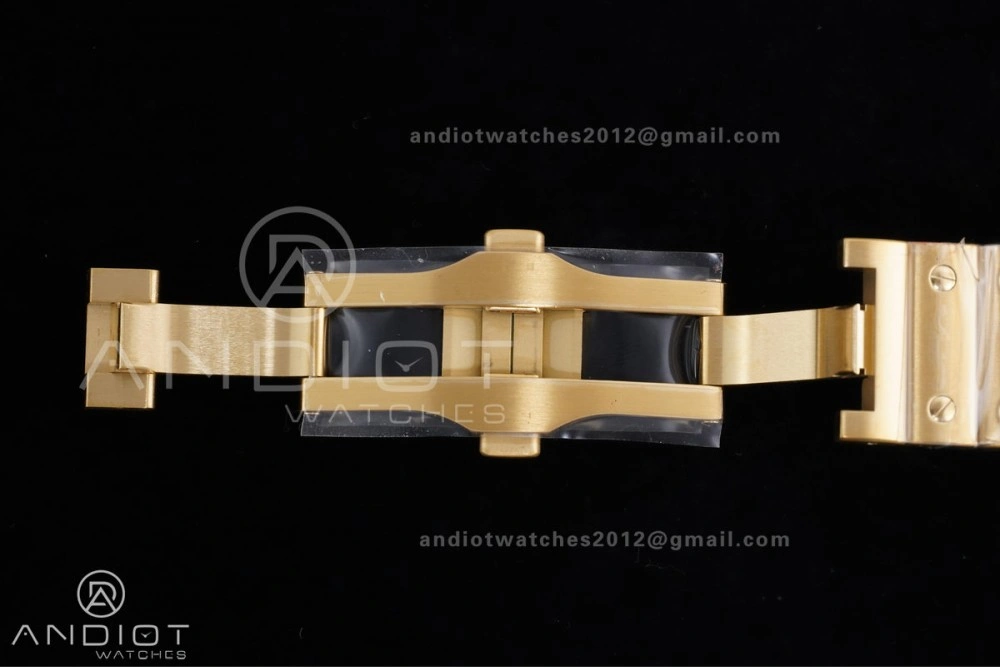Santos de Cartier 40mm BVF 1:1 Best Edition YG White Dial on YG Smart-Links Bracelet MIYOTA Affordable 215