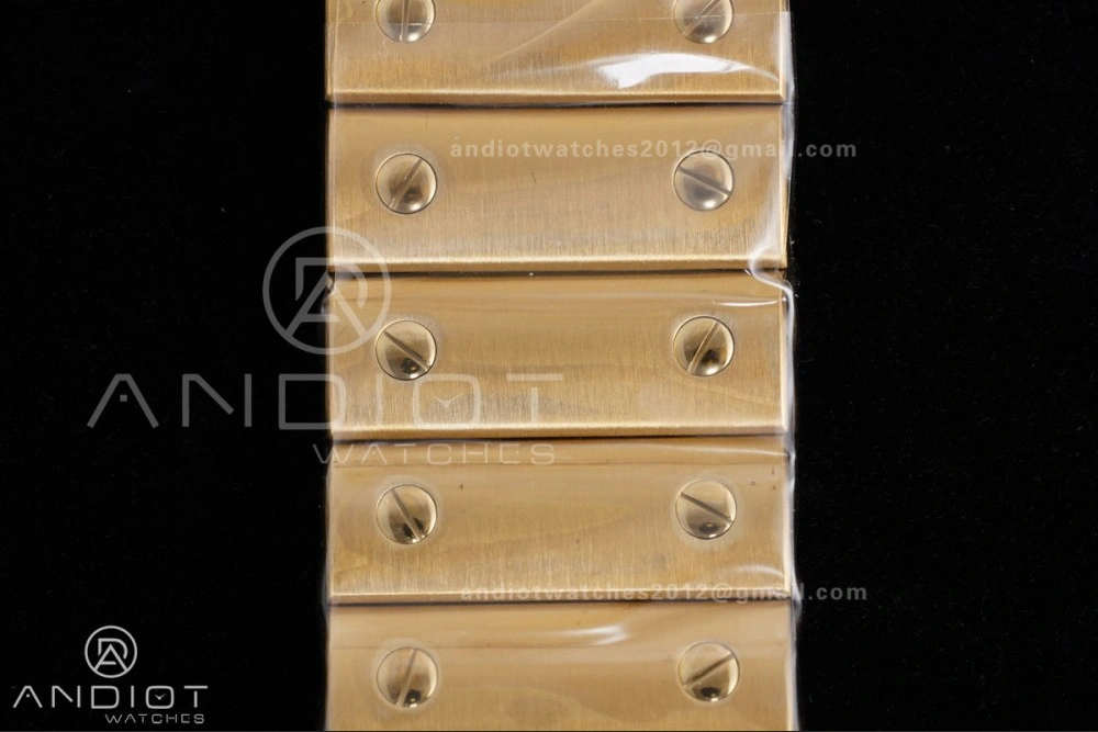 Santos de Cartier 40mm BVF 1:1 Best Edition YG White Dial on YG Smart-Links Bracelet MIYOTA Affordable 215
